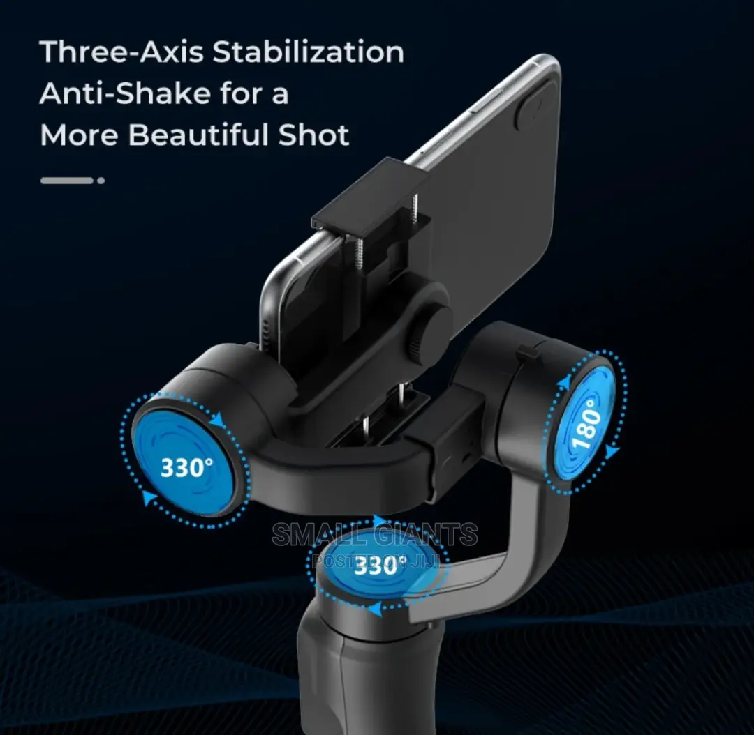 3-Axis Gimbal for Smartphones and Action Cameras