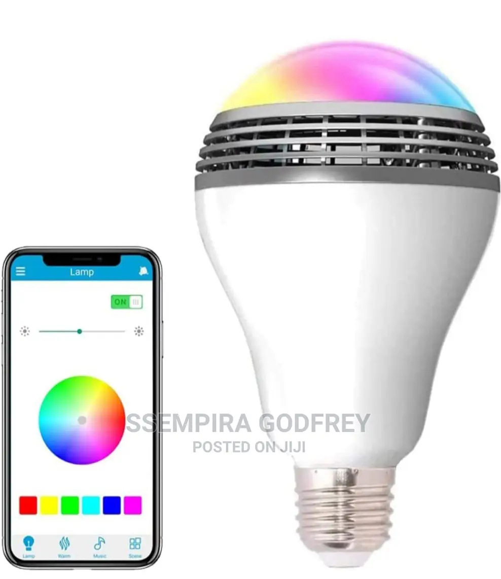LED RGB BUIB Light Smart Bluetooth Music Speaker