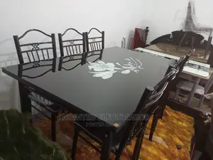 Dining Table Glass 6 Chairs