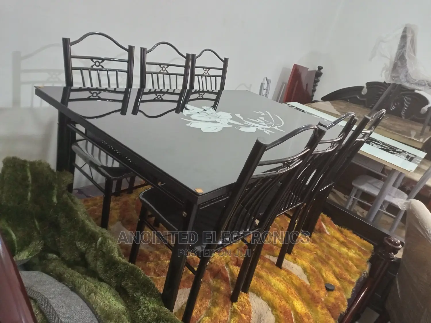 Dining Table Glass 6 Chairs