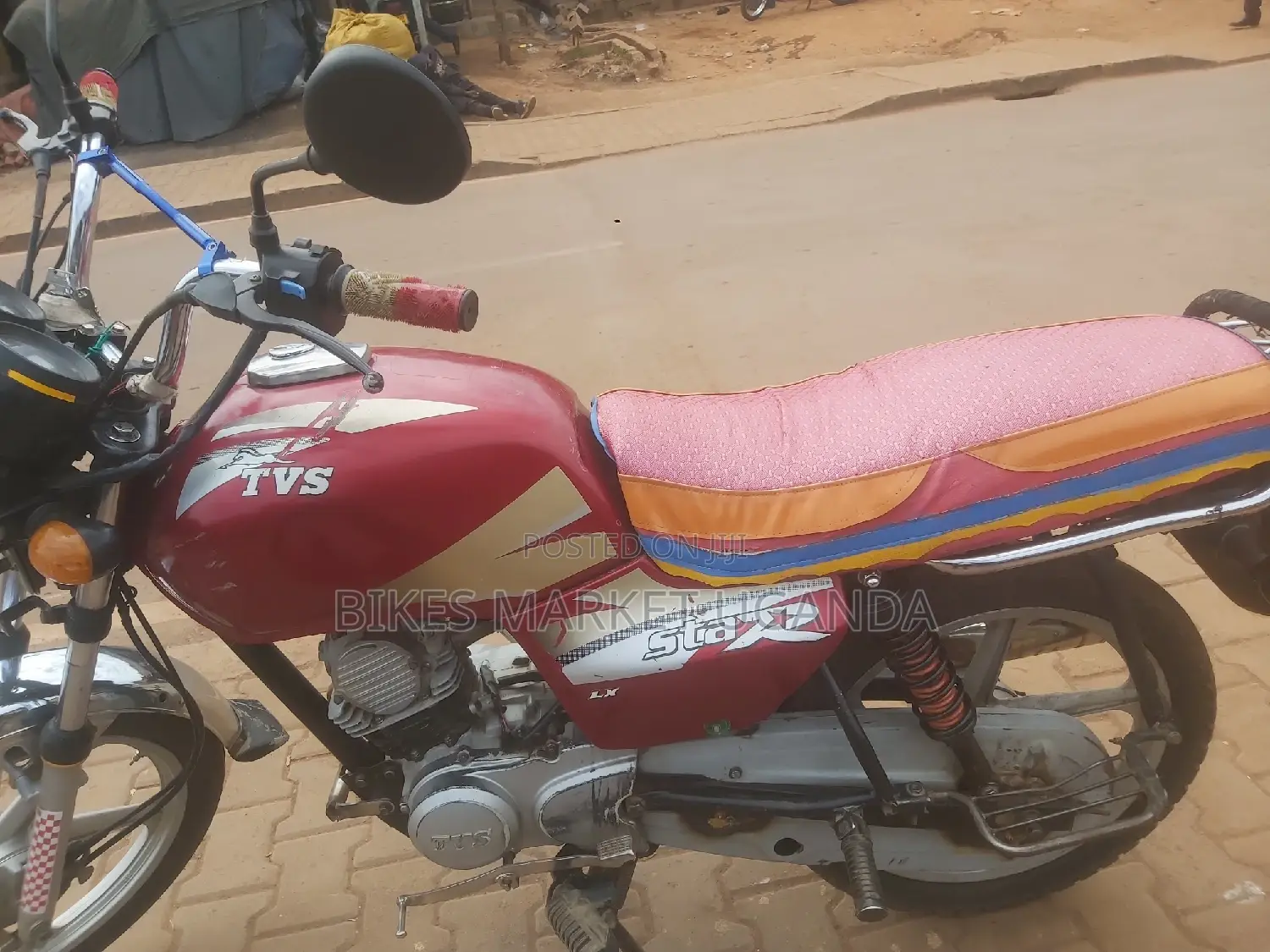 TVS XL 100 2017 Red