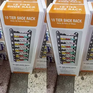 Metallic Shoe Rack