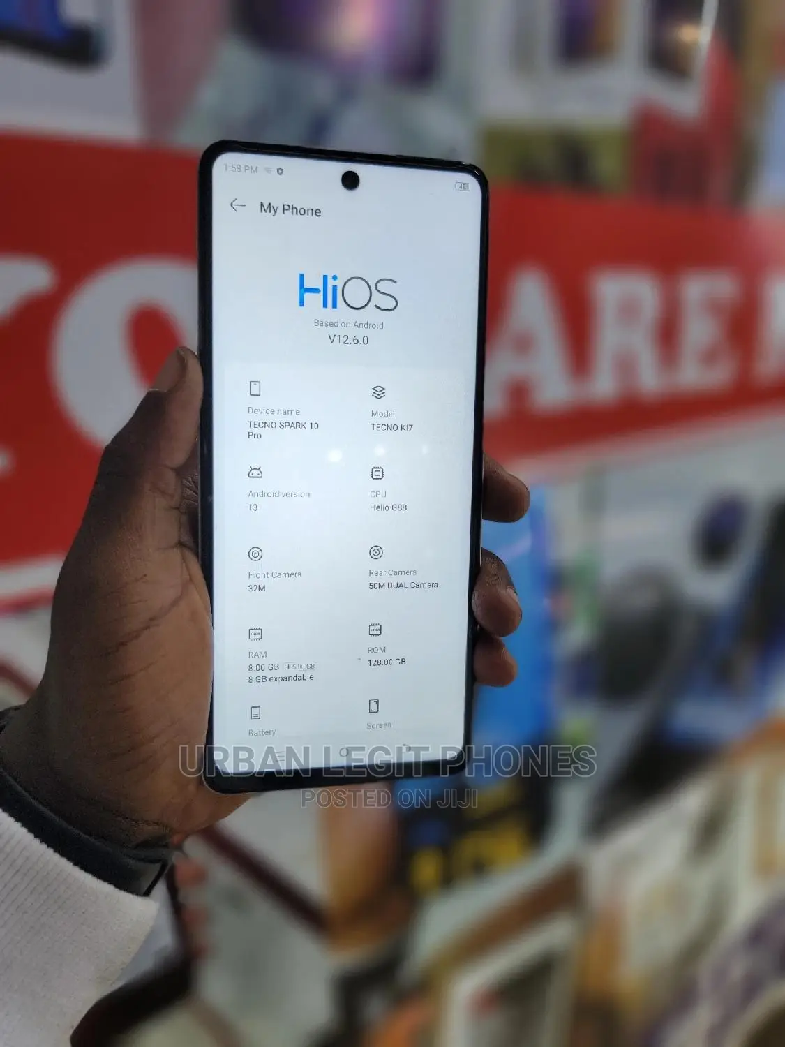 Tecno Spark 10 Pro 128 GB White
