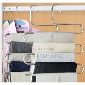 1 Piece of Trouser Steel Hangers-Multi Colours