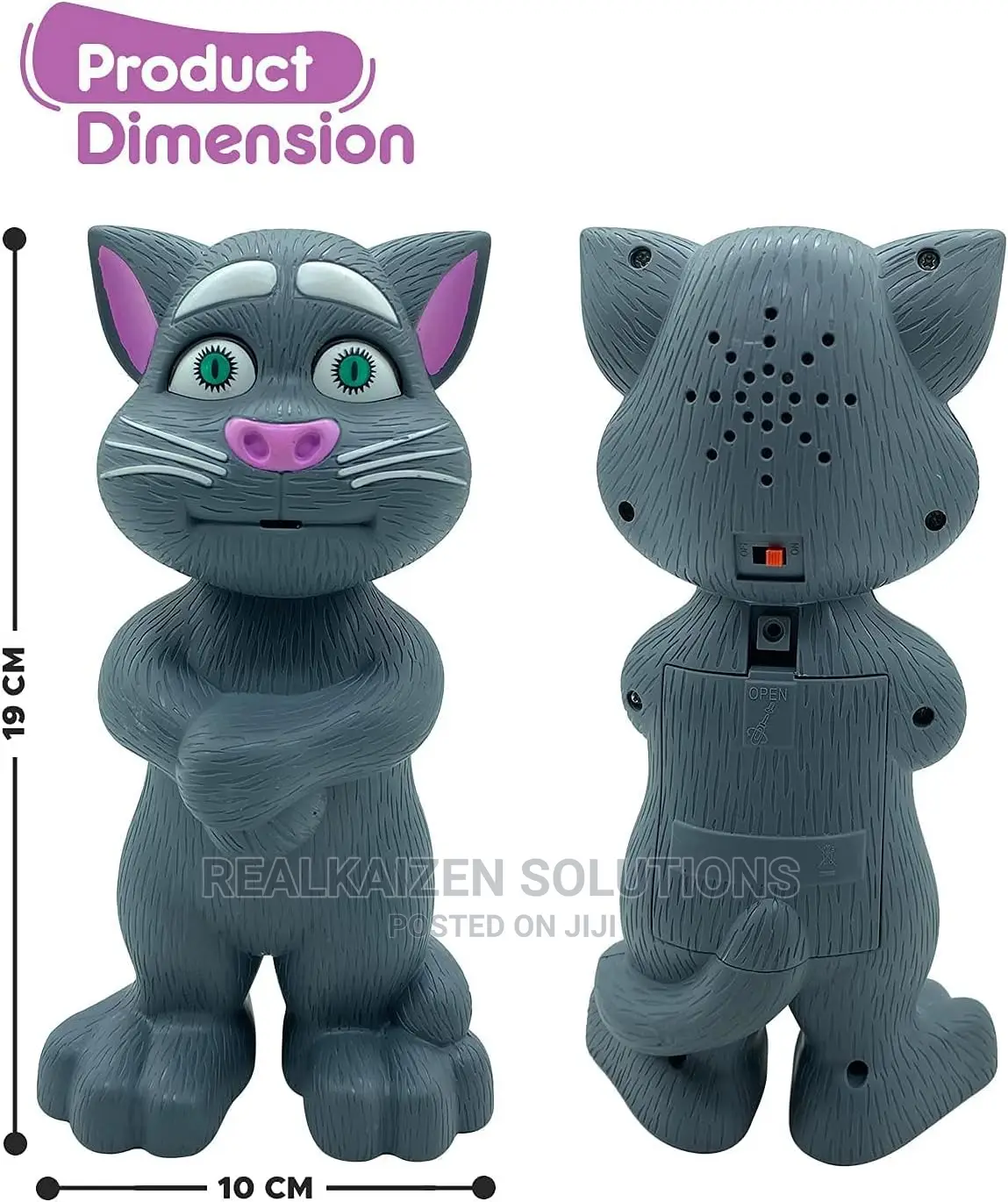 Kids Toy Intelligent Talking Tom Cat Recording Story Songs