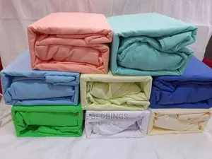 Plain Fitted Bedsheets for 5×6 and 6×6