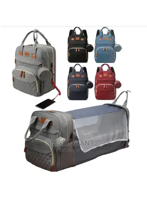 Photo - Baby Diaper Bag Backpack With Mosquito Net