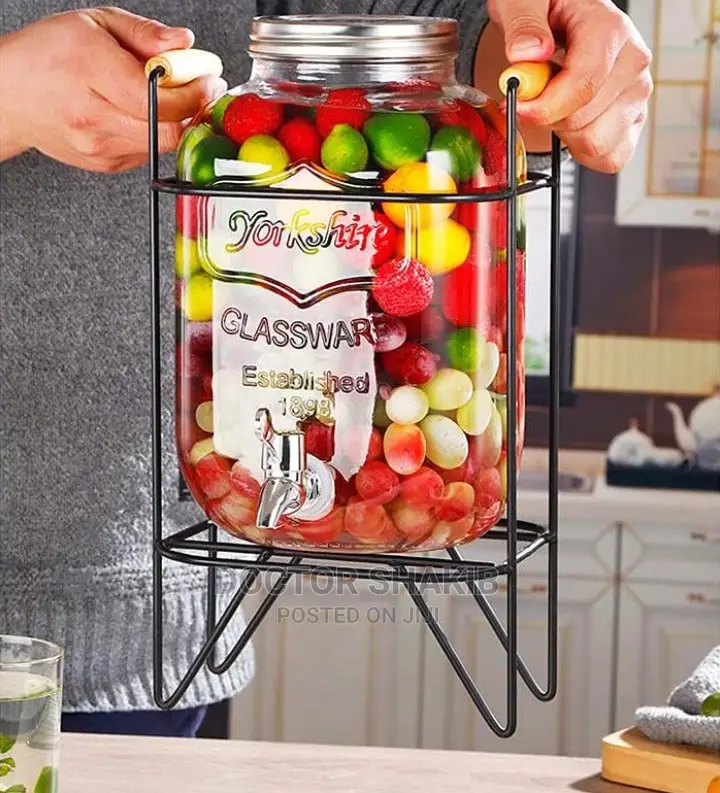 Glass Juice Dispenser 8ltrs