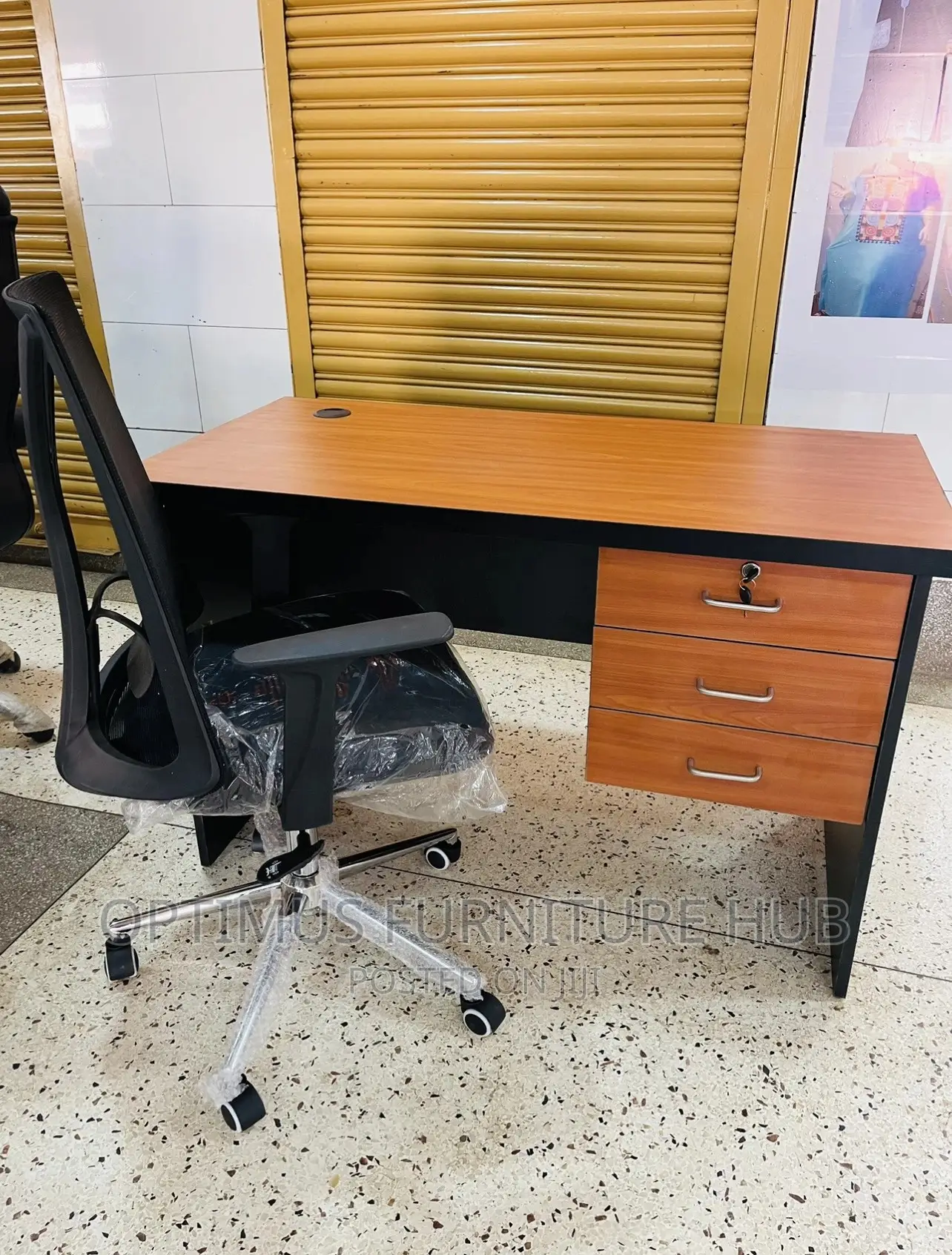 Chair and Office Desk
