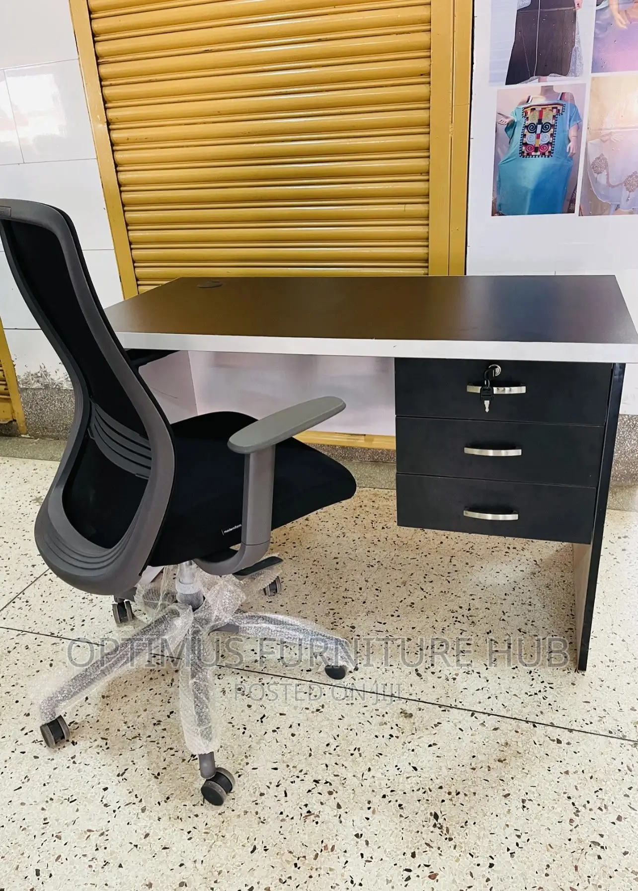 Office Desk (1.2meters), Chair