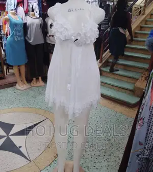 Ladies Night Dress - White, Multidesign