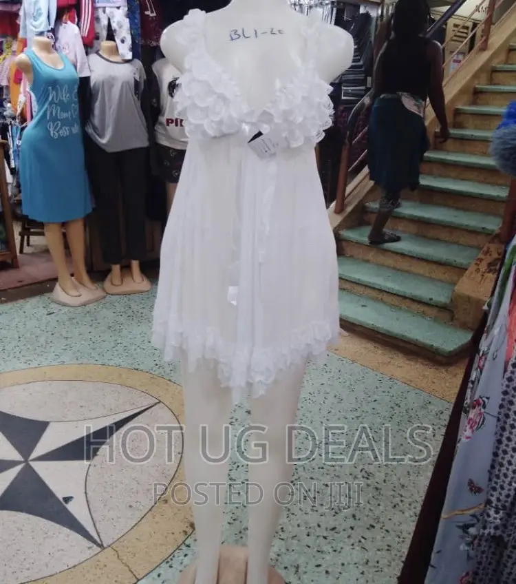 Ladies Night Dress - White, Multidesign
