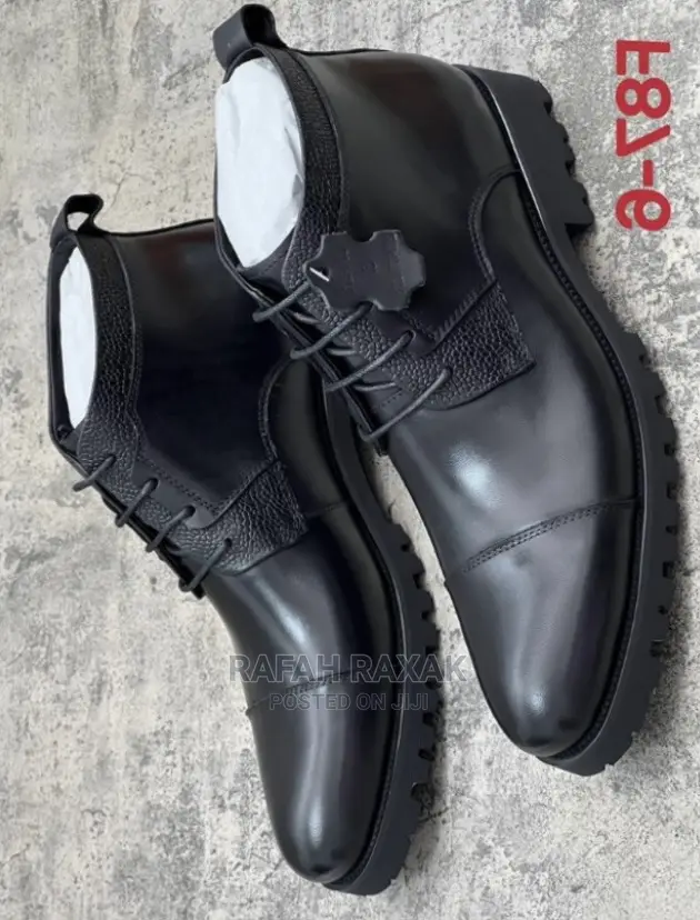 Original Men’S Franco Banetti Black Ankle Boots