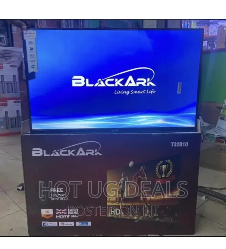 Black Ark 43 Inch HD LED Digital Frameless TV - Grey