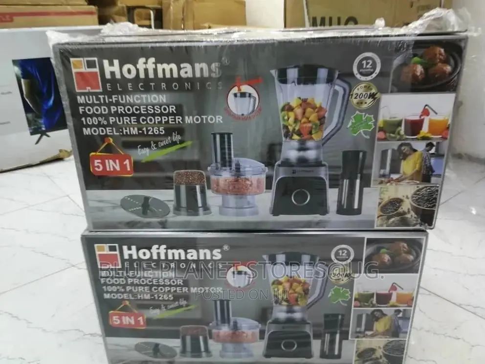 HOFFMANS 5-in-1_//_1.8l Food Processors \\ 1200w \\ HM-1265