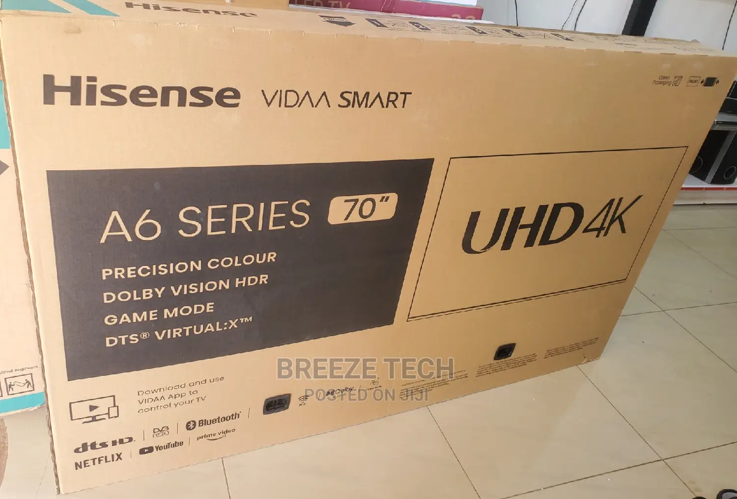 70" Inch Hisense Smart Vidaa