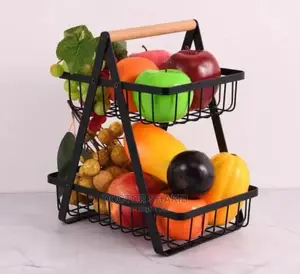2 Tiers Fruit Basket for Kitchen
