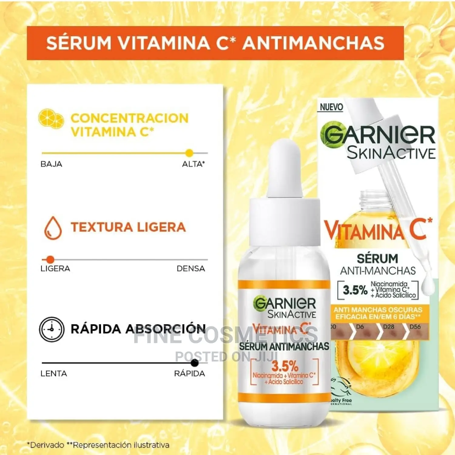 Garnier Vitamin C Serum Anti-Dark Spots Brightening Serum.