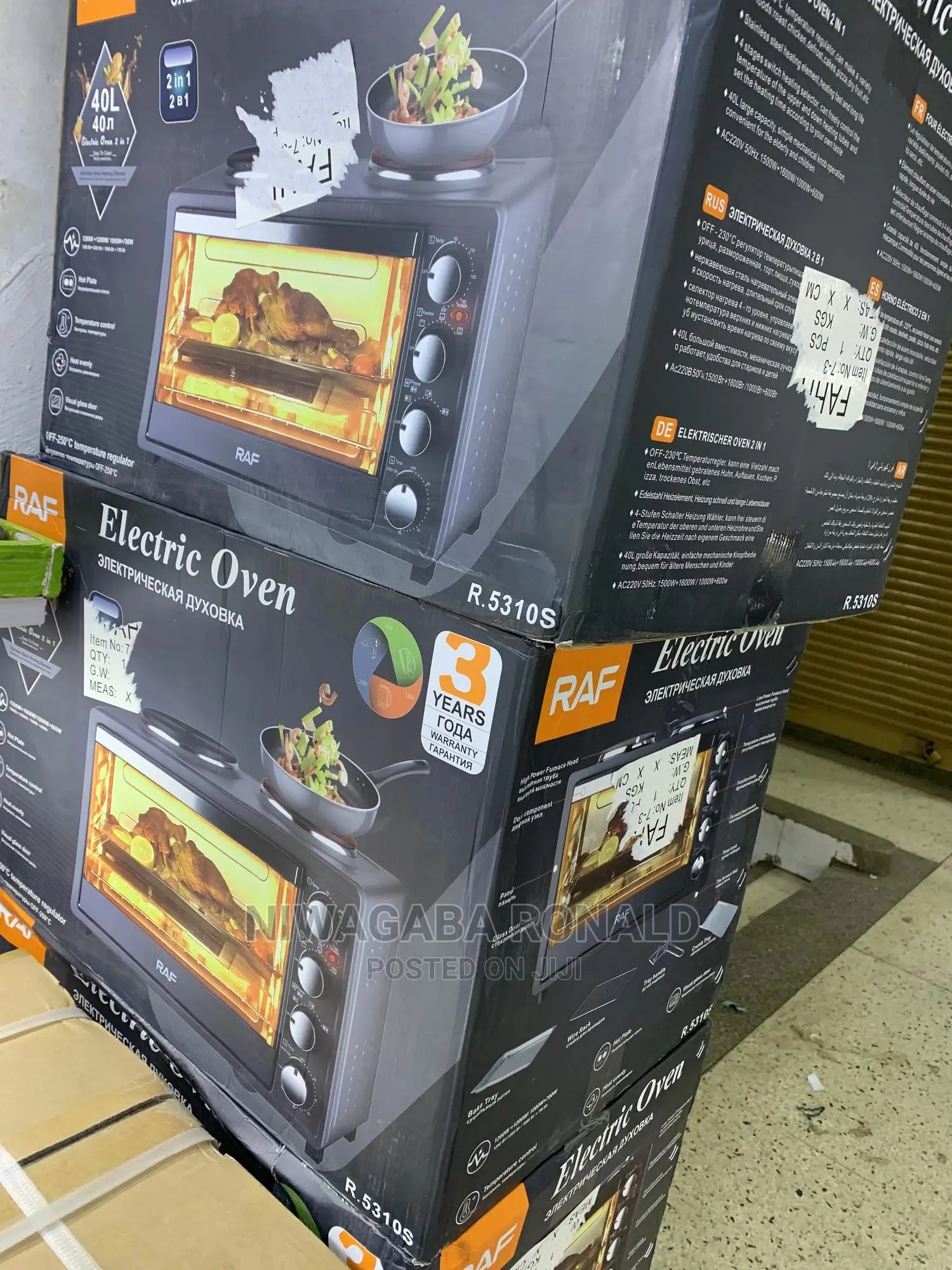35L Oven With 2 Hotplate