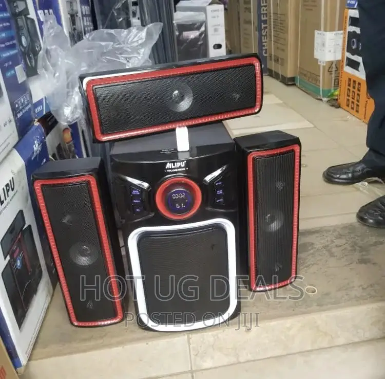 AILIPU Hi-Fi LED Display FM/SD/USB Multimedia Woofer_ Black
