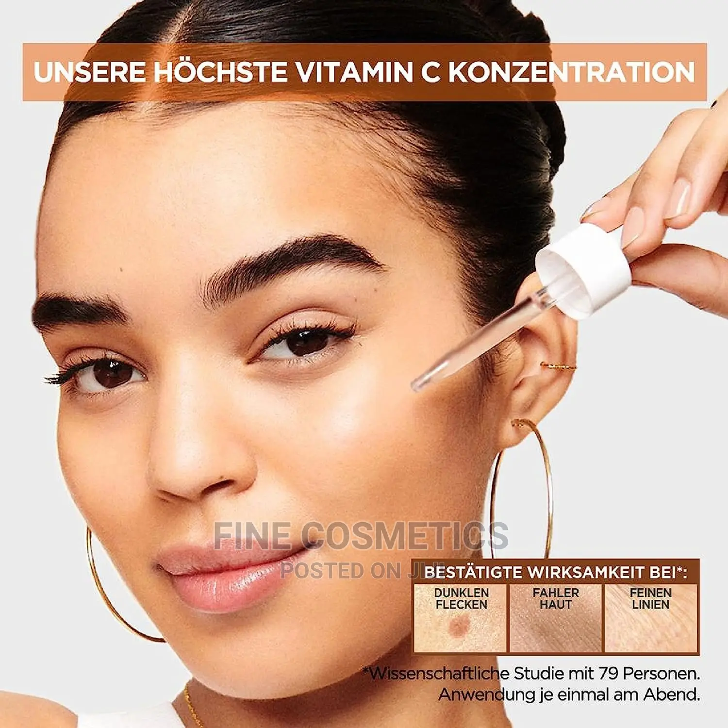 Original Garnier Vitamin C Night Serum for Darkspots + Aging