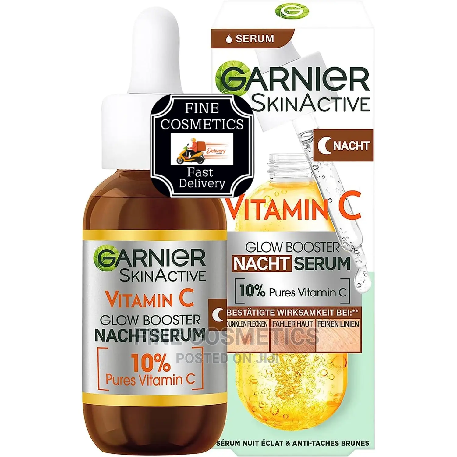 Original Garnier Vitamin C Night Serum for Darkspots + Aging