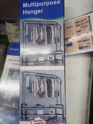 Multipurpose Clothes Hanger Stand