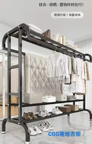 Multipurpose Clothes Hanger Stand