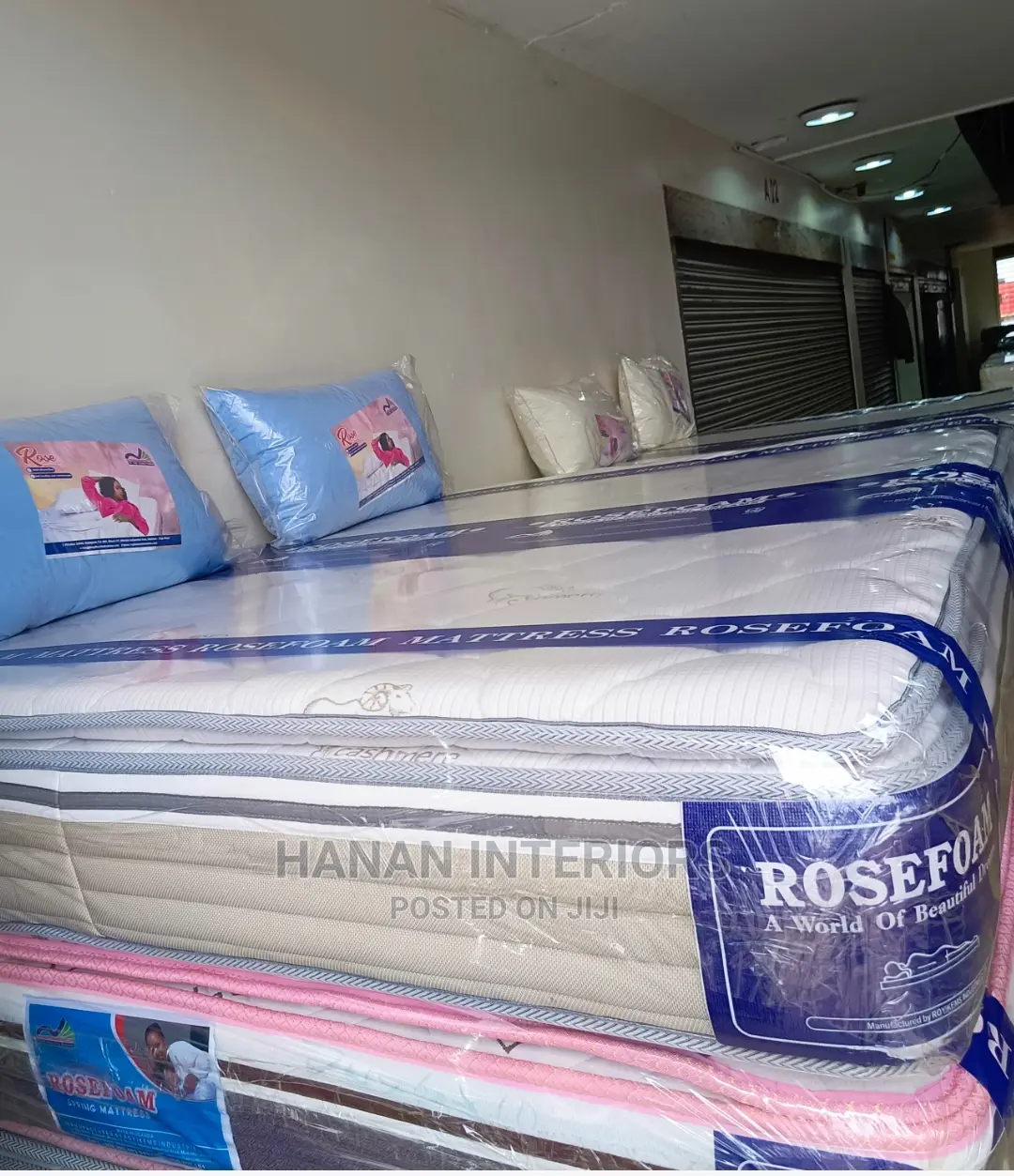 5*6 Double Layers Spring Mattress-White