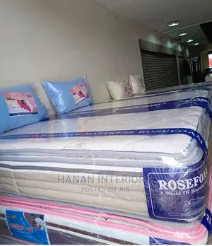 5*6 Double Layers Spring Mattress-White
