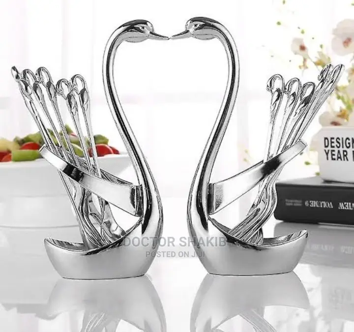 Stainless Steel Swan Shape Tableware