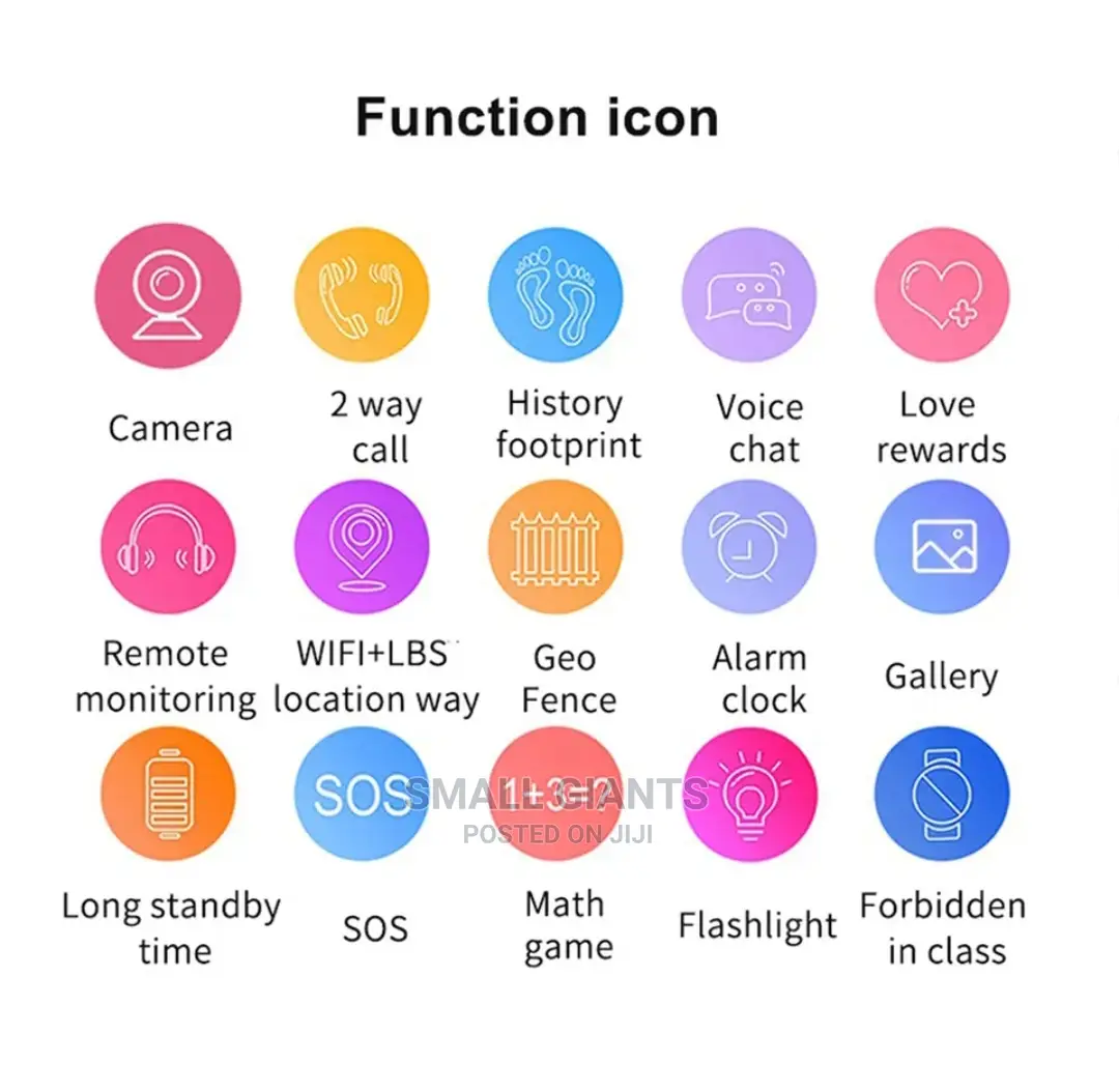 Smart Waterproof Smart Watch For Kids