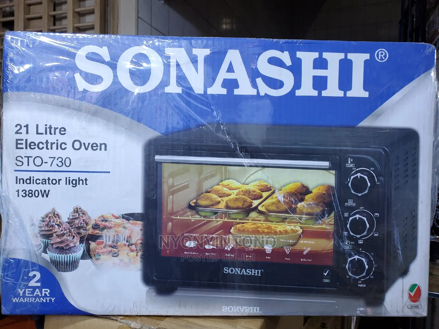 Sonashi 21 Liters Automatic Multi Functional Electric Oven