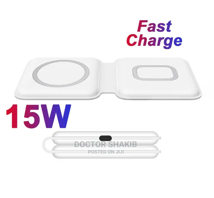 2 in 1 Foldable Magnetic Wireless Charger