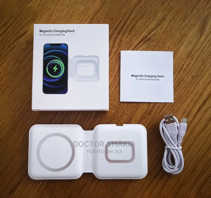 2 in 1 Foldable Magnetic Wireless Charger