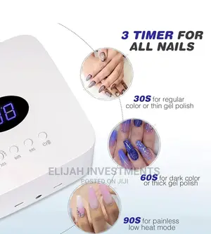 Rechargeable Cordless UV/LED Nail Lamp