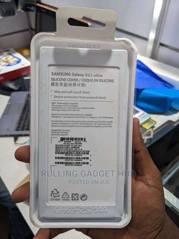 Silm Cover for Samsung S22, S22 Ultra, S23, S23 Ultra.