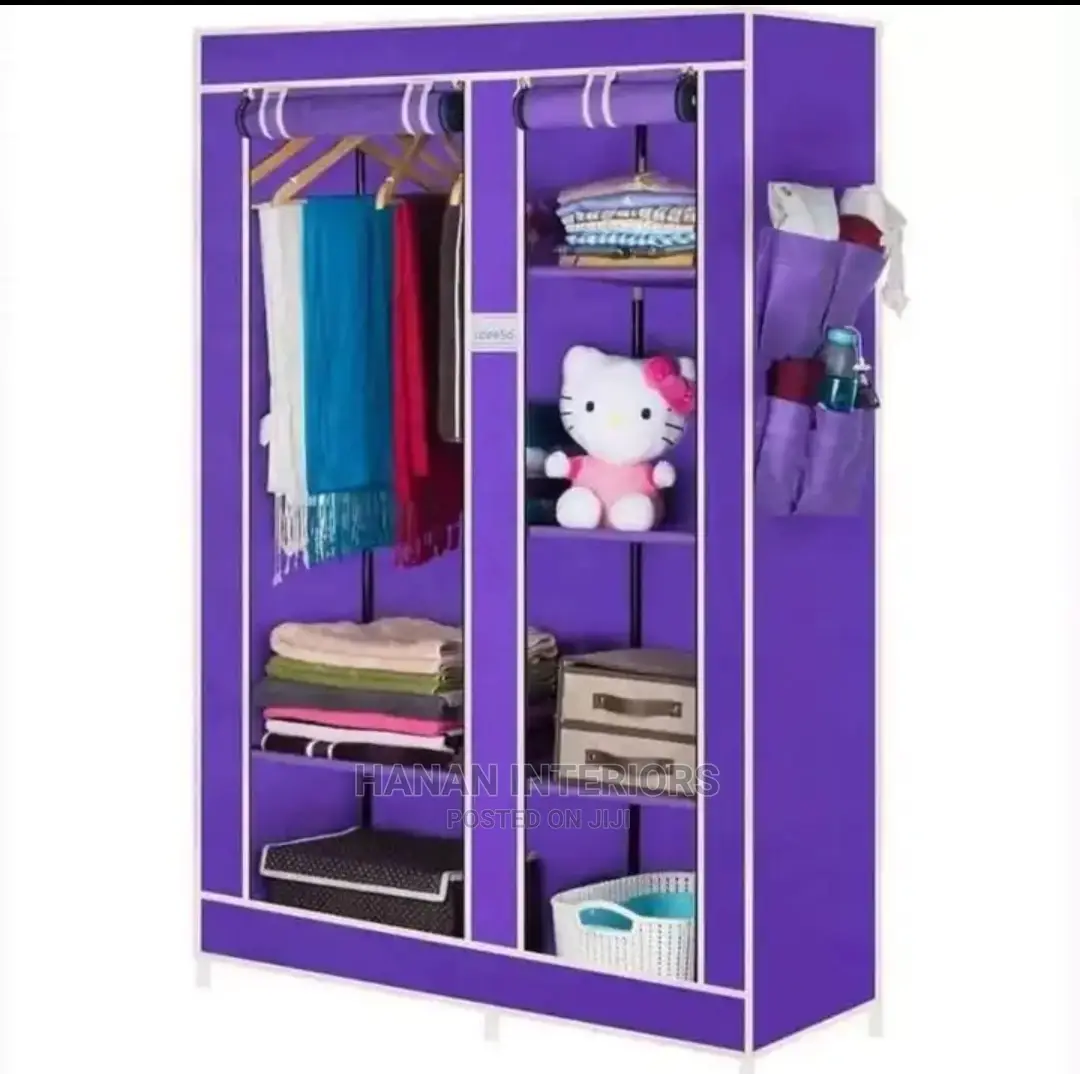 2 Column Metallic Wardrobe