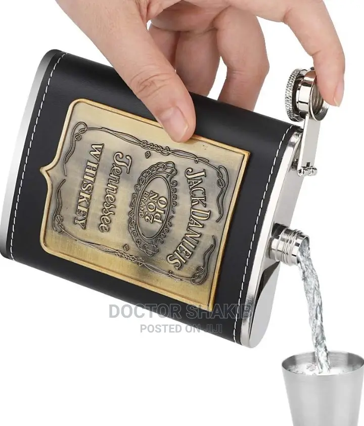Jack Daniels Stainless Steel Hip Flask