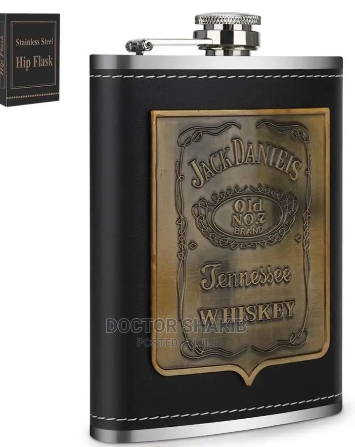Jack Daniels Stainless Steel Hip Flask