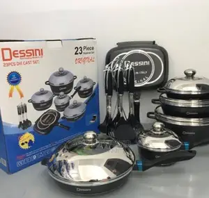 Dessini 23 Pieces Non-Stick Die Cast Cooking Pot Set
