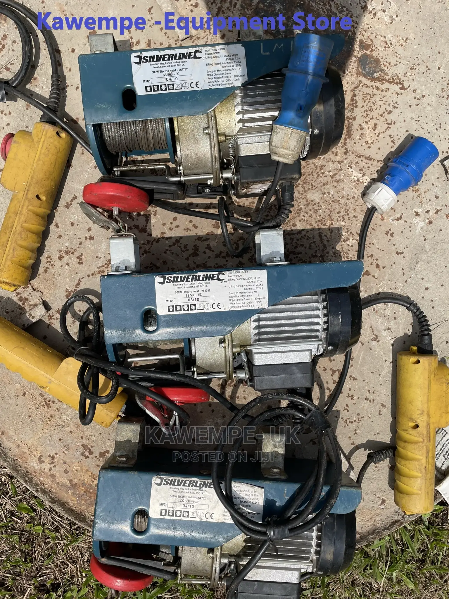 500W Electric Hoist 250kg (UK Model )