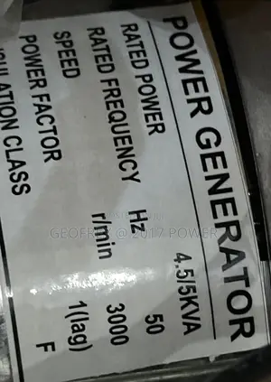 Honda 5kva Diesel Generator Copper 100%, Key Start
