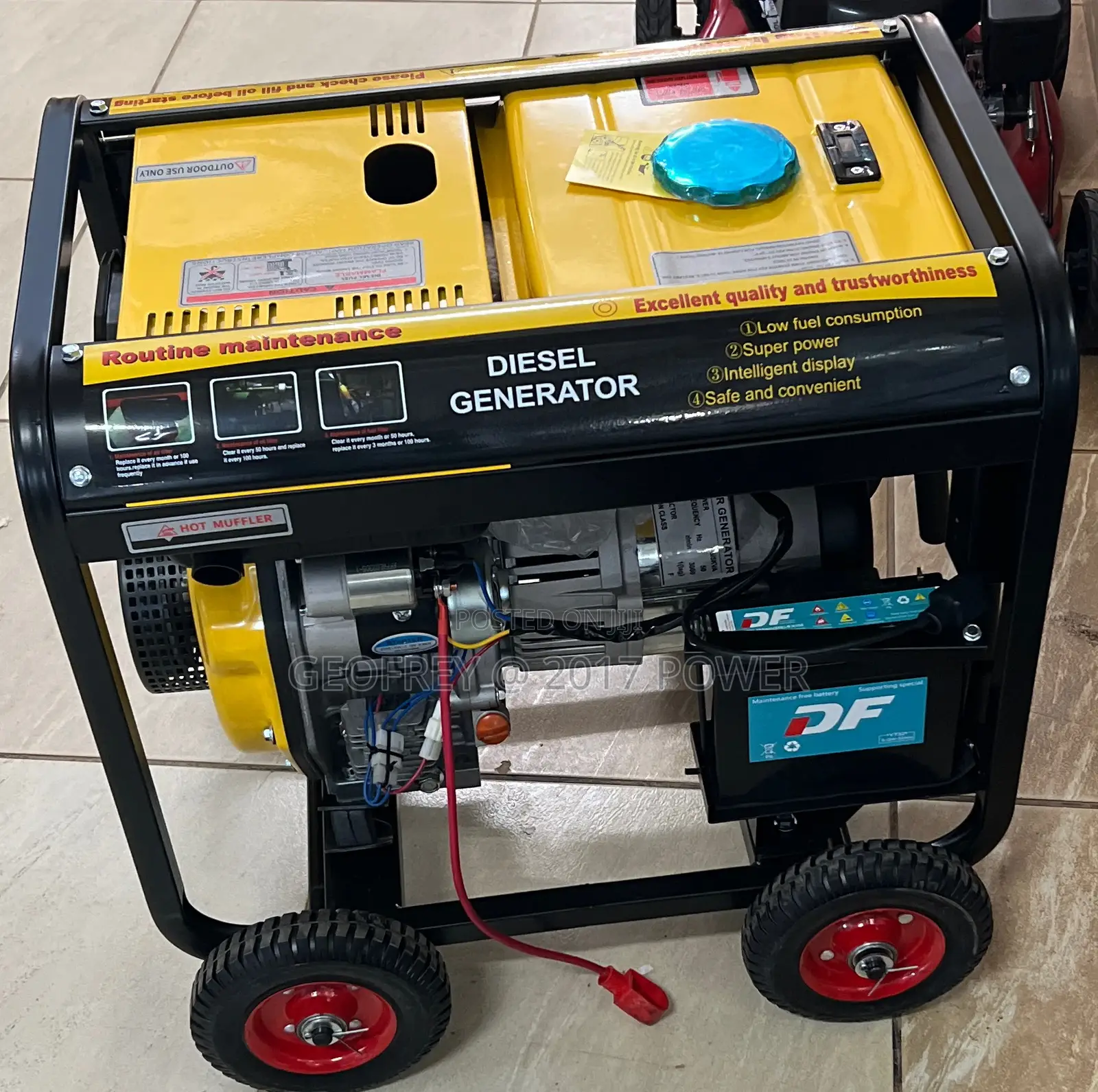 Honda 5kva Diesel Generator Copper 100%, Key Start