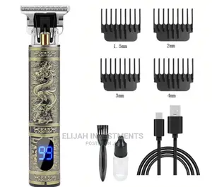 Portable Rechargeable T Blade Trimmer Cordless