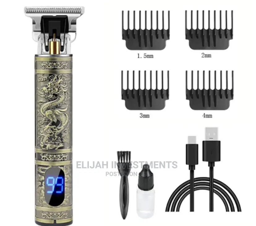 Portable Rechargeable T Blade Trimmer Cordless