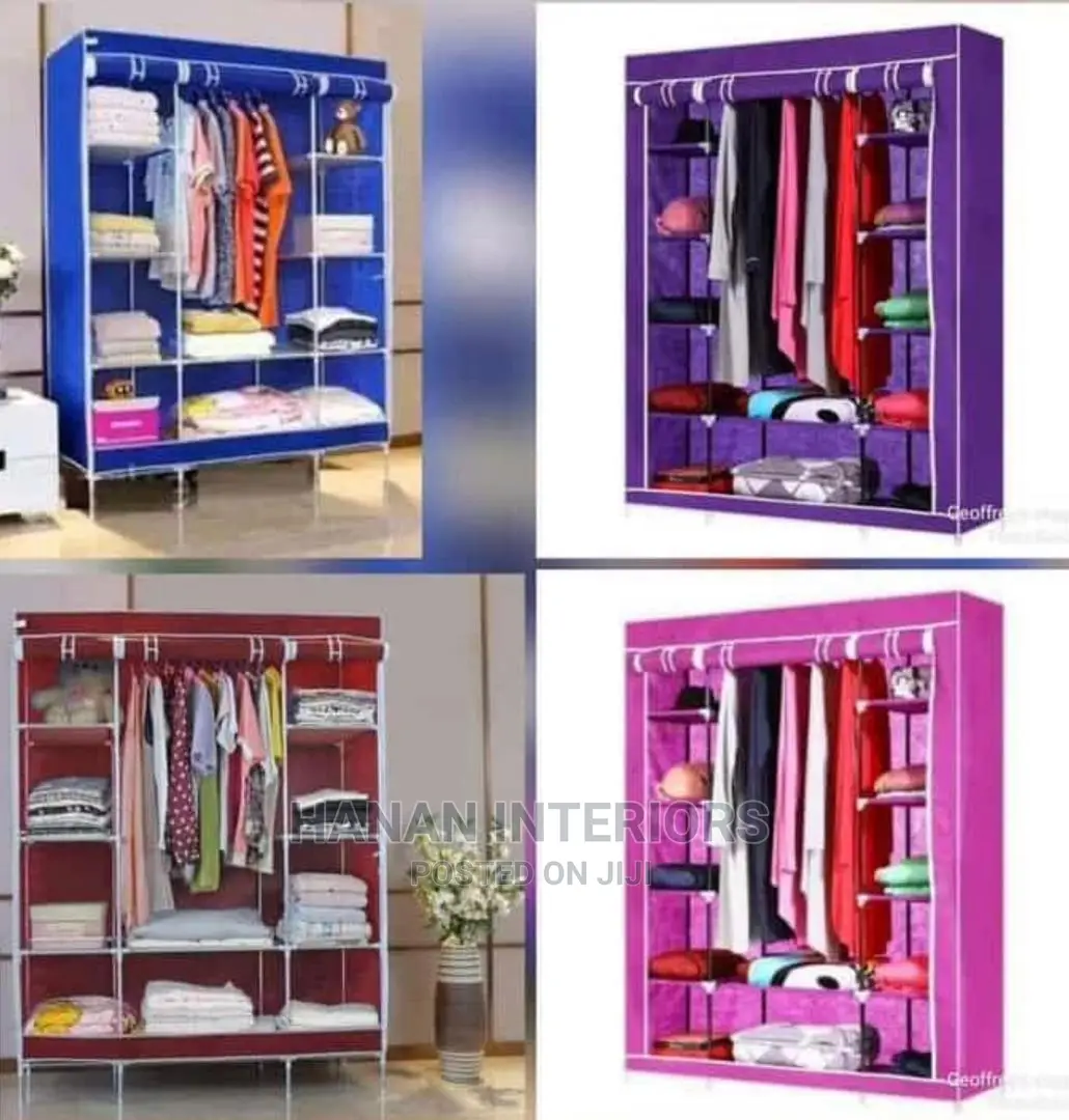 3 Column Wooden Fashion Wardrobe