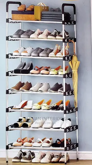 Photo - 8 Layer Fashioned Shoe Rack