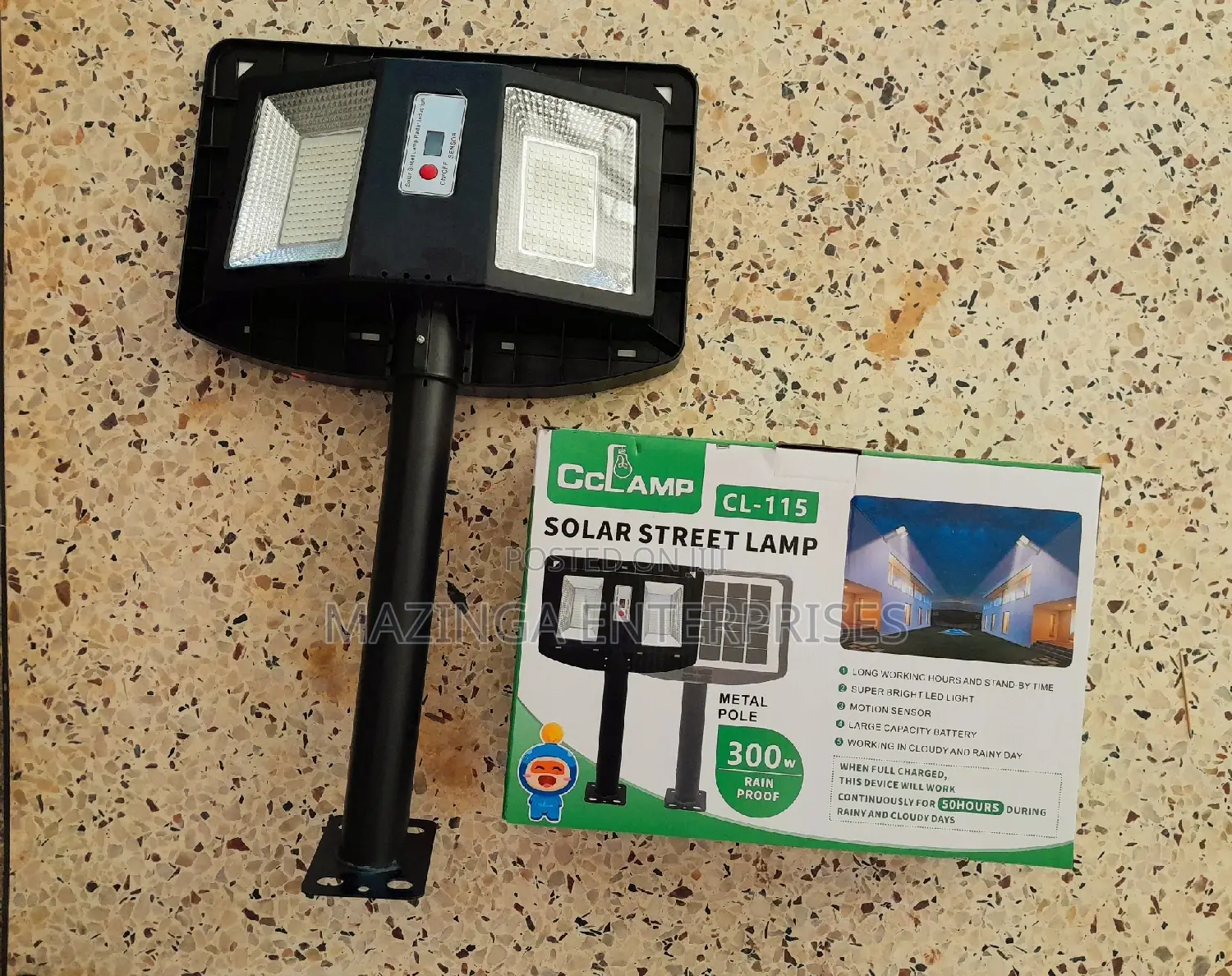 300w Rain Proof Solar Street Lamp/Light