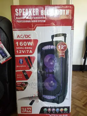 Jaz 12" Bluetooth Rechargeable Speaker With 2 Microphones